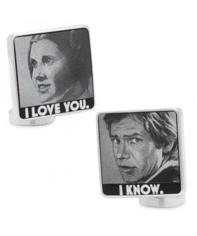 Princess Leia and Han Solo Star Wars Cufflinks Set