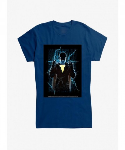 DC Comics Shazam Lightning Girls Charcoal Grey T-Shirt