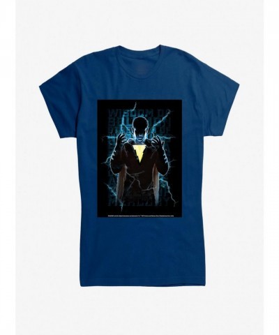 DC Comics Shazam Lightning Girls Charcoal Grey T-Shirt