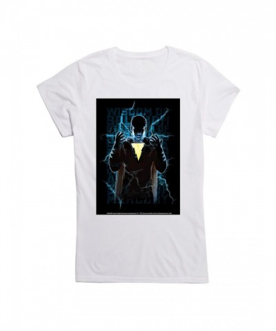 DC Comics Shazam Lightning Girls Charcoal Grey T-Shirt