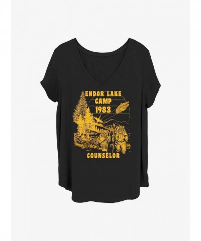 Star Wars Black T-Shirt for Plus Size Girls