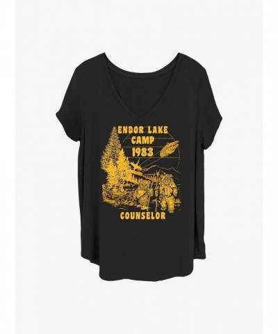 Star Wars Black T-Shirt for Plus Size Girls