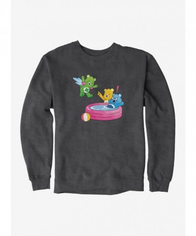 Care Bears Summer Sweatshirt for Men - Pool Jump Design