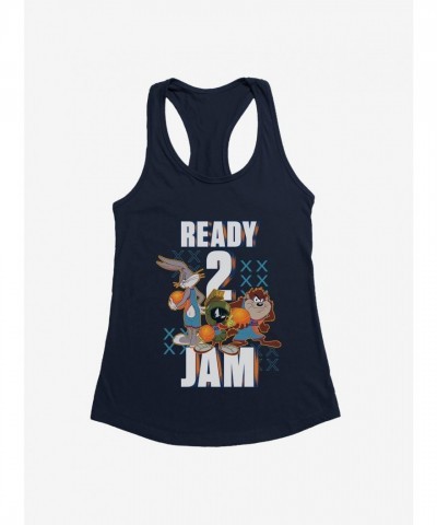 Space Jam Bugs Bunny Marvin The Martian Taz Girls Lightweight Ready to Jam Tank