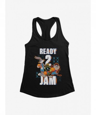 Space Jam Bugs Bunny Marvin The Martian Taz Girls Lightweight Ready to Jam Tank