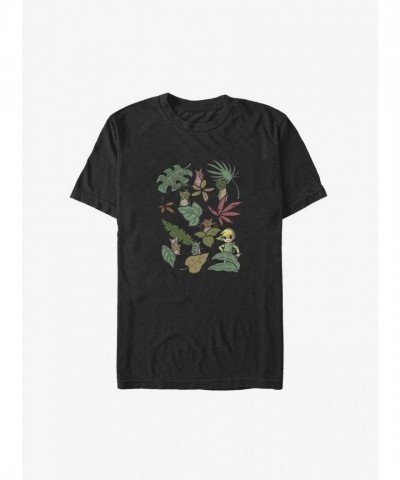 Nintendo The Legend of Zelda Leafy Link Big & Tall T-Shirt - Unisex Black