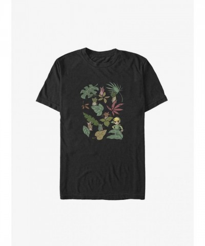 Nintendo The Legend of Zelda Leafy Link Big & Tall T-Shirt - Unisex Black