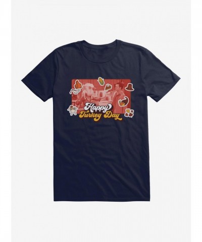 Comfortable Friends Happy Turkey Day Unisex T-Shirt