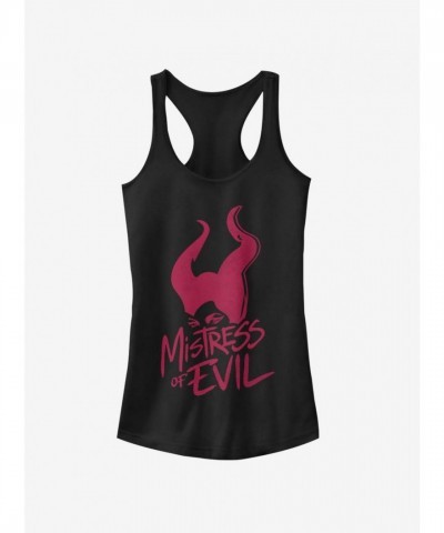 Disney Maleficent Mistress of Evil Graphic Tank Top for Girls - Black