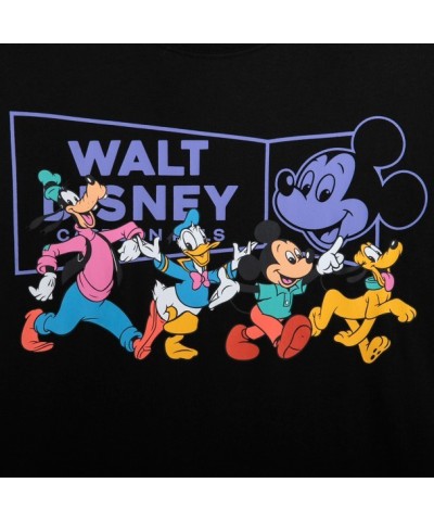 Mickey Mouse and Cartoon Friends Long Sleeve T-Shirt for Adults
