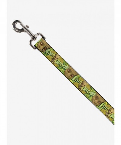 Marvel Baby Groot Inspired Dog Leash - 6 Feet High-Density Polyester