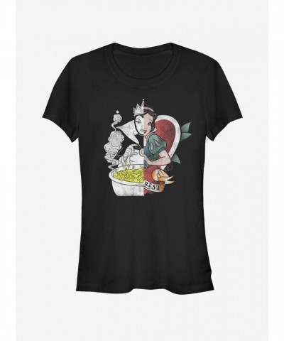Disney Snow White Split T-Shirt for Girls - Black
