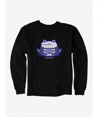 Rainylune Unisex Black Skeleton Sweatshirt