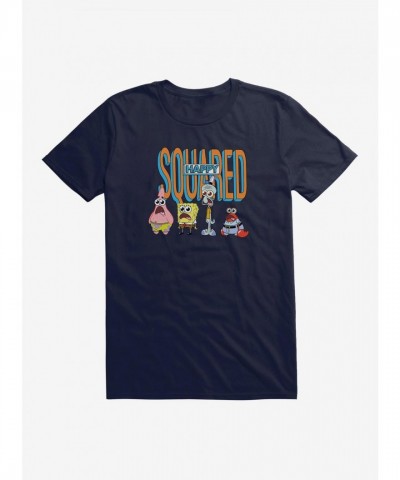 SpongeBob SquarePants Surprised Friends Men's Cotton T-Shirt