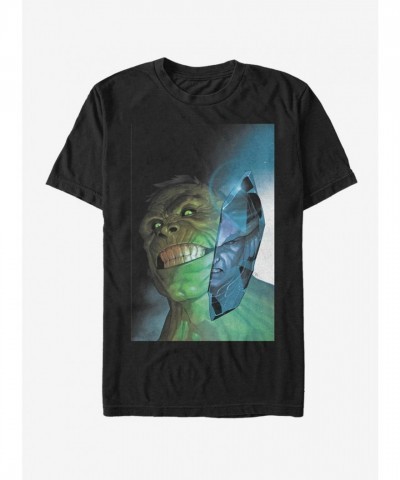 Marvel Men's Lightweight Hulk T-Shirt - Black
