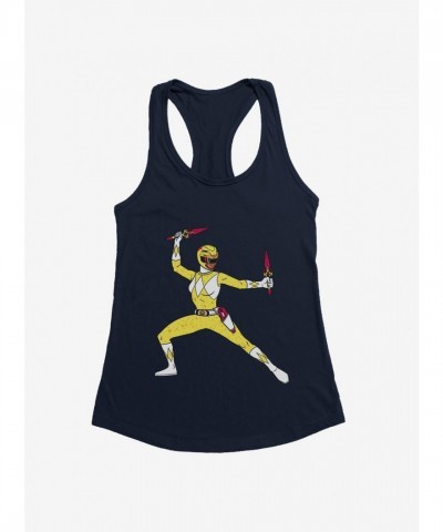 Mighty Morphin Power Rangers Ready Girls Yellow Tank Top