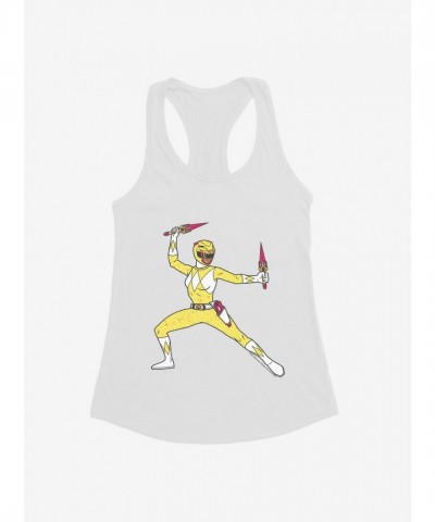 Mighty Morphin Power Rangers Ready Girls Yellow Tank Top