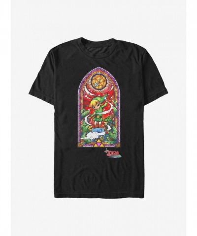 Nintendo Wind Waker Zelda Unisex Cotton Tee - Black