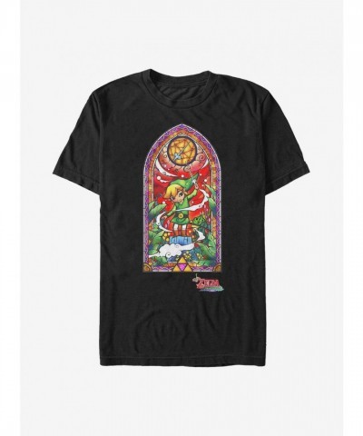 Nintendo Wind Waker Zelda Unisex Cotton Tee - Black