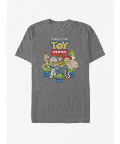 Disney Toy Story Movie-Themed Grey T-Shirt for Men