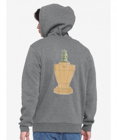 Lucasfilm 50th Anniversary Yoda Hoodie - Unisex Soft Grey Hoodie