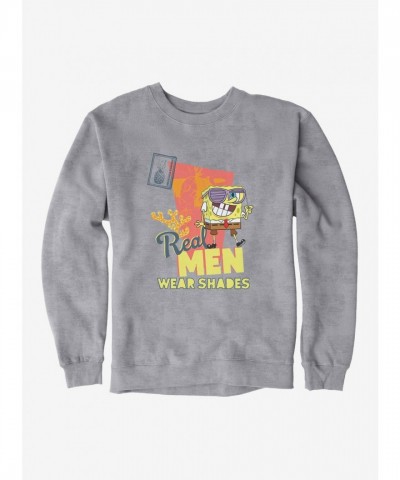 SpongeBob SquarePants Real Men's Stylish Shades Heavyweight Sweatshirt