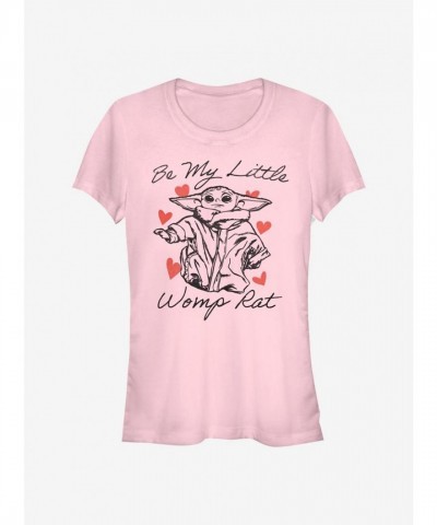 Star Wars Mandalorian Womp Rat Graphic Tee for Girls - PINK