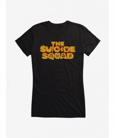DC Comics The Suicide Squad Stacked Logo Junior Girls T-Shirt