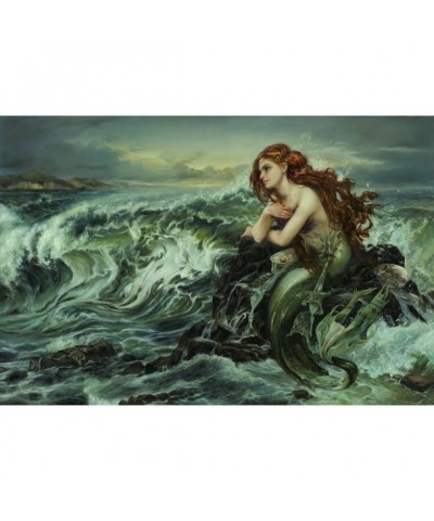 Ariel 'Drawn to the Shore' Limited Edition Canvas Art by Heather Edwards