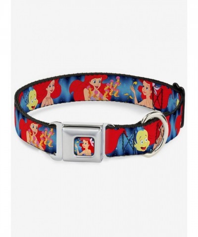 Disney The Little Mermaid Undersea Adventure Seatbelt Style Dog Collar
