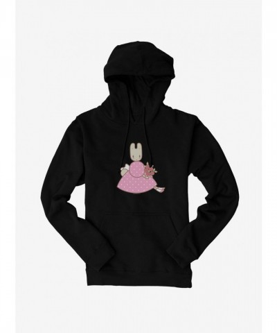Pretty In Pink Marron Cream Hoodie for Unisex