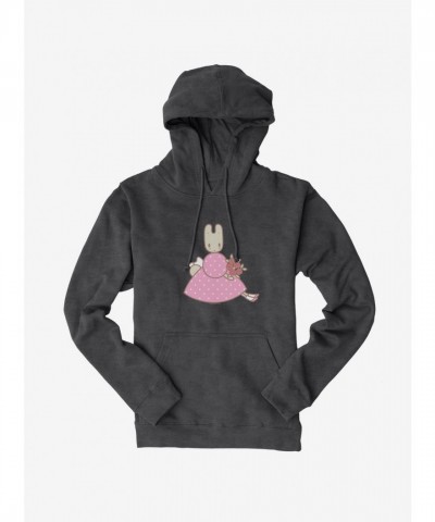 Pretty In Pink Marron Cream Hoodie for Unisex