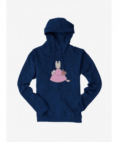 Pretty In Pink Marron Cream Hoodie for Unisex