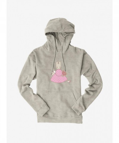 Pretty In Pink Marron Cream Hoodie for Unisex