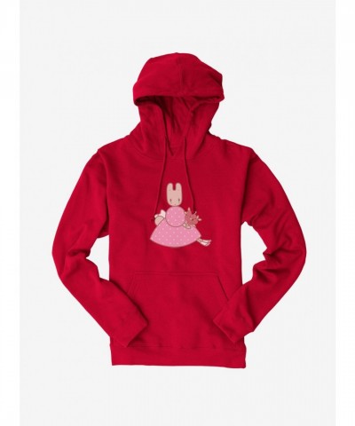 Pretty In Pink Marron Cream Hoodie for Unisex
