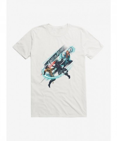 Aquaman T-Shirt from DC Comics - Lightweight Men's Cotton Fight for Justice Tee