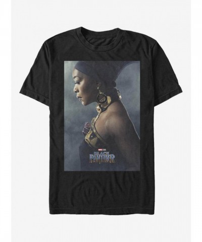 Marvel Black Panther Ramonda Artwork T-Shirt - Men's Black