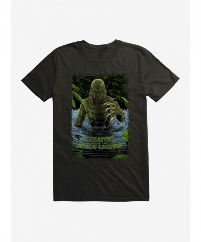 Creature From The Black Lagoon Retro Horror Movie Poster Tee for Men