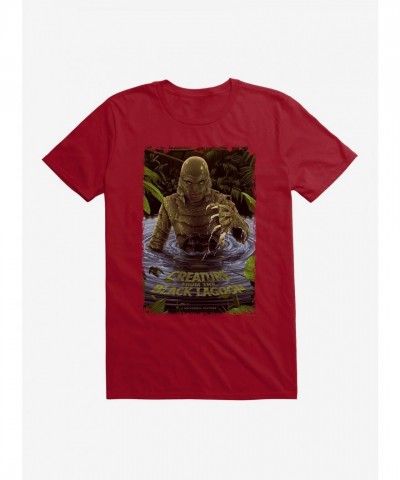 Creature From The Black Lagoon Retro Horror Movie Poster Tee for Men