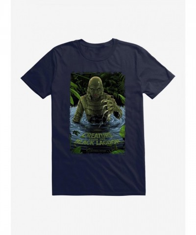 Creature From The Black Lagoon Retro Horror Movie Poster Tee for Men