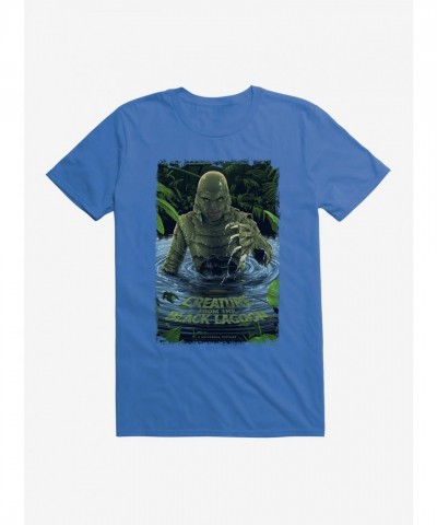 Creature From The Black Lagoon Retro Horror Movie Poster Tee for Men