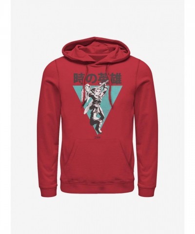 Nintendo Hero Of Time Zelda Hoodie - Men's Red