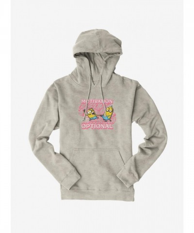Minions Groovy Motivation Unisex Hoodie - White