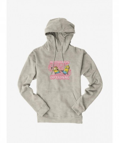 Minions Groovy Motivation Unisex Hoodie - White