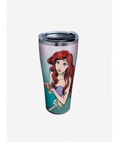 Disney The Little Mermaid Watercolor Splash 30oz Eco-Friendly Stainless Steel Tumbler