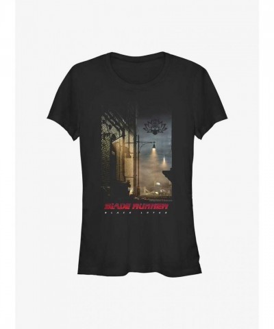Blade Runner Street Style T-Shirt for Girls - Black