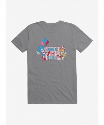 Sonic And Tails 1991 Retro Carnival T-Shirt for Men