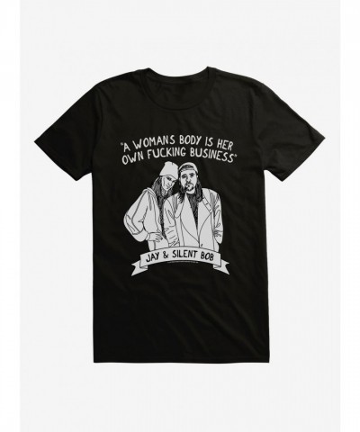 Jay and Silent Bob Reboot T-Shirt: A Woman's Right Statement - Men's Cotton Tee