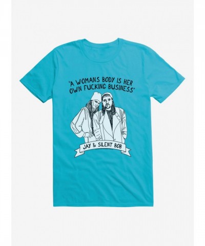 Jay and Silent Bob Reboot T-Shirt: A Woman's Right Statement - Men's Cotton Tee