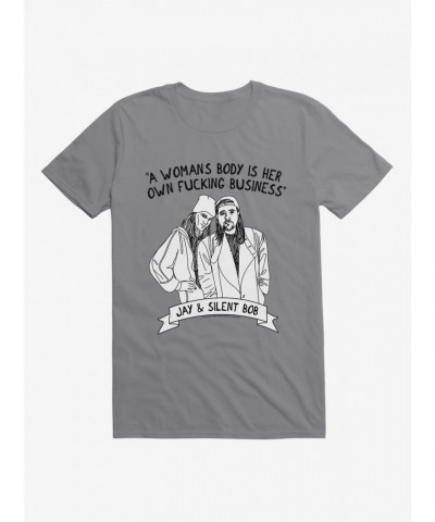 Jay and Silent Bob Reboot T-Shirt: A Woman's Right Statement - Men's Cotton Tee